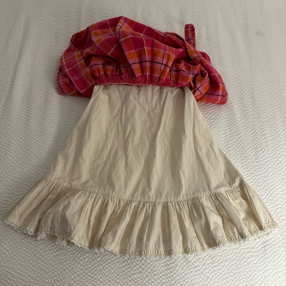 Lilly Pulitzer Pink and Orange Plaid Dress - Picture 5 of 10